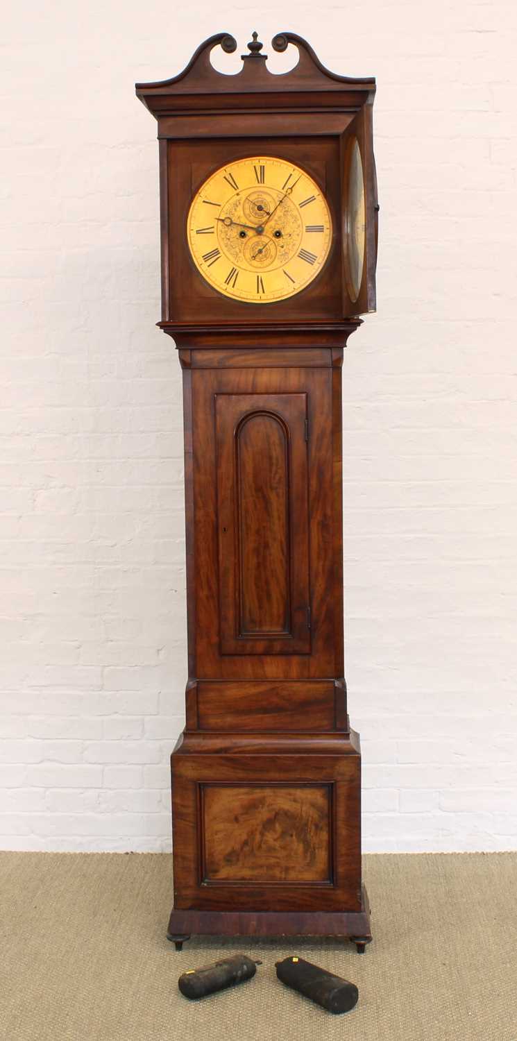 Lot 74 - An Early 19th Century Scottish Mahogany Longcase Clock