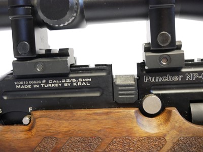 Lot 113 - Kral Puncher NP-02 .22 PCP air rifle, serial...