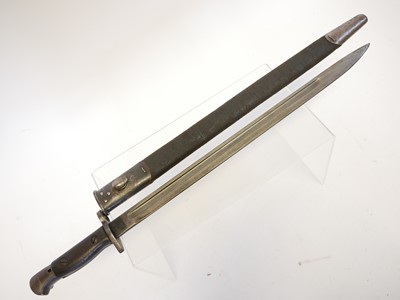 Lot 159 - Lee Enfield P.1907 bayonet scabbard by...