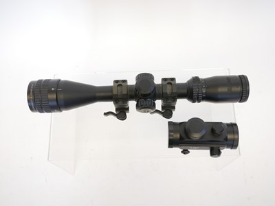 Lot 574 - Hawke Panorama EV 4-12x40 scope, also a ZOs...