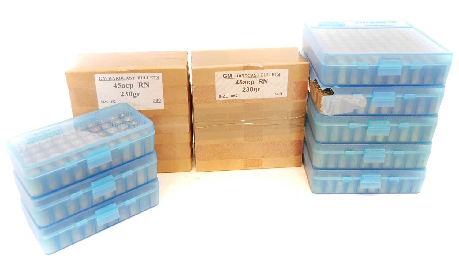 Lot 642 - .45 ACP components, to include two sealed