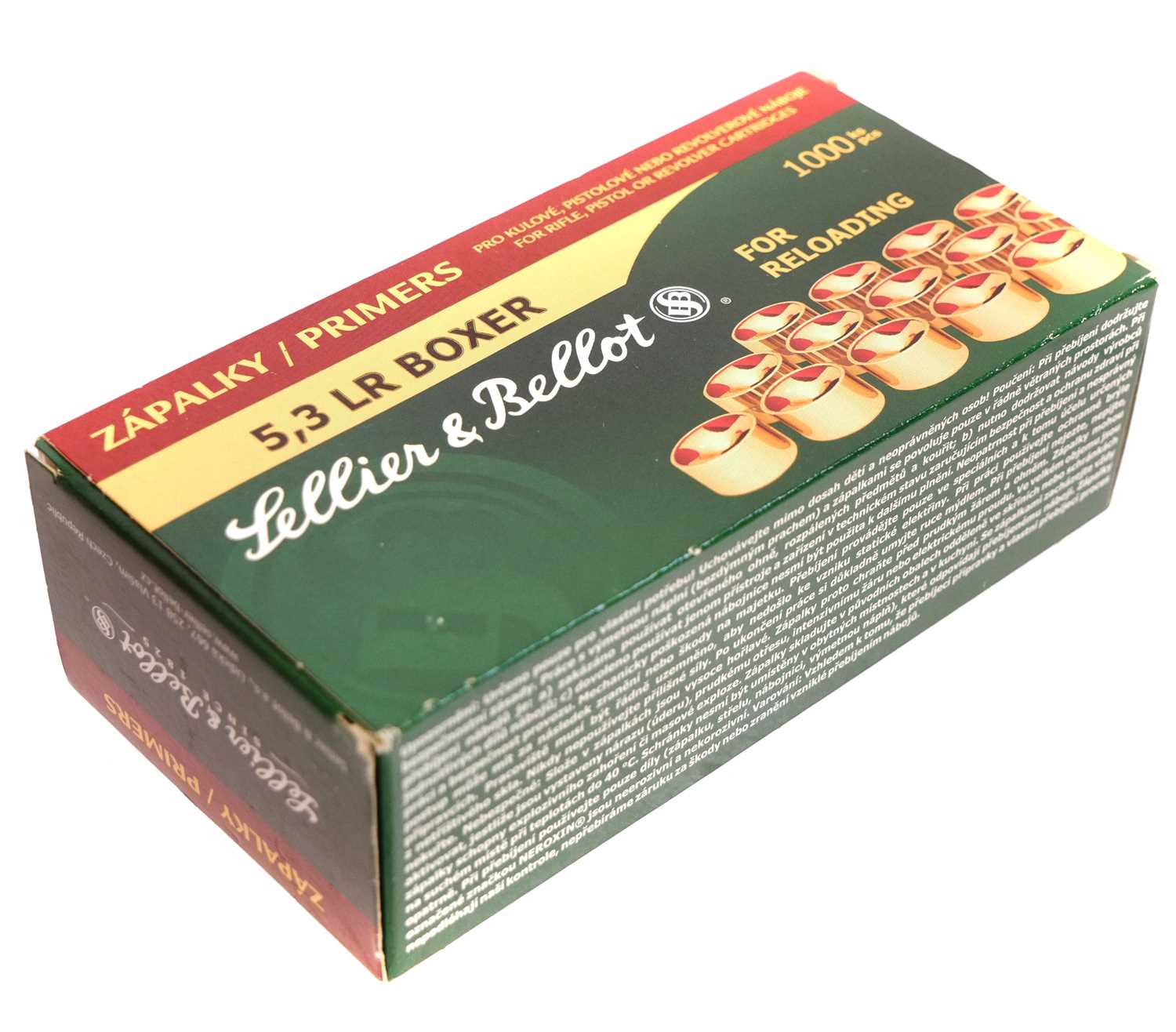 Lot 633 - 1000 Sellier and Bellot 5.3 LR Large primers....