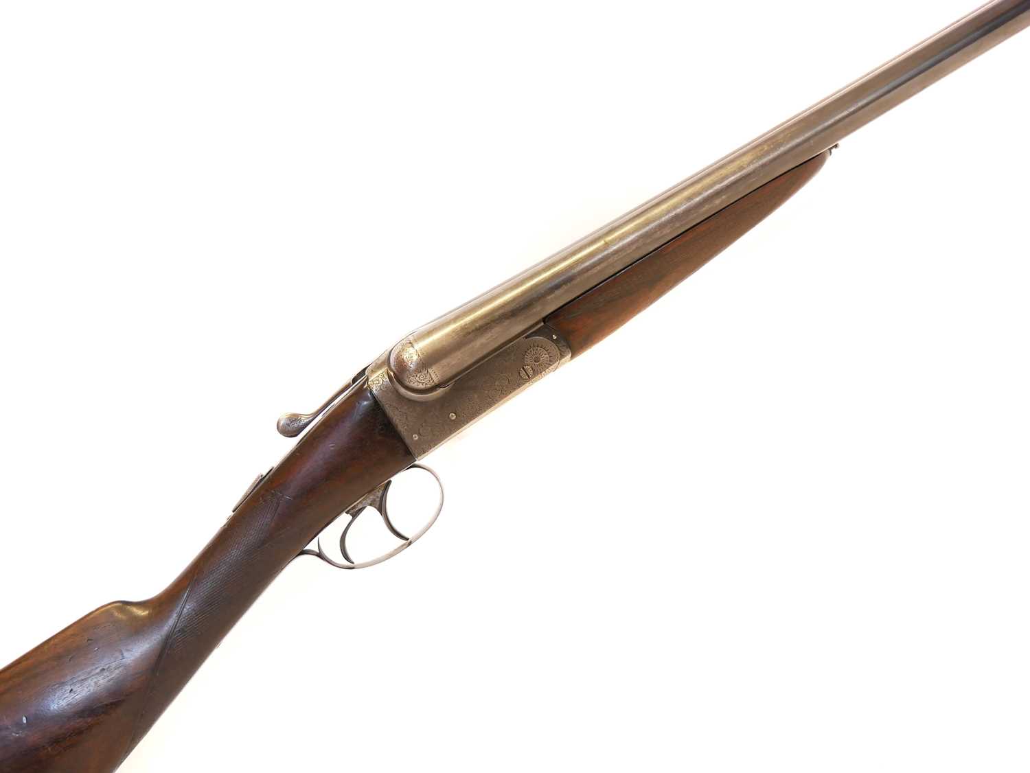 Lot 402 - BSA 12 bore side by side shotgun, serial...