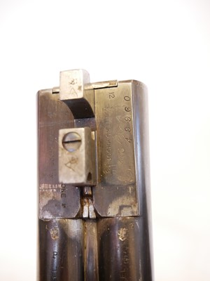 Lot 402 - BSA 12 bore side by side shotgun, serial...