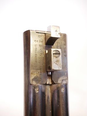 Lot 402 - BSA 12 bore side by side shotgun, serial...