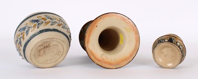 Lot 52 - An Art Nouveau Stoneware Candlestick by Minnie Webb for Royal Doulton