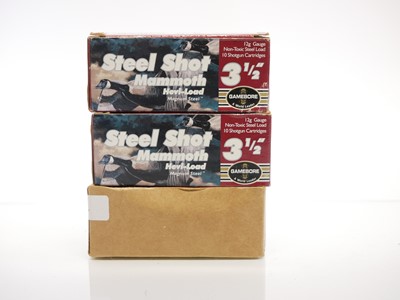 Lot 536 - Gamebore Mammoth Hevi-Load 3.5" 20 x 12 bore...