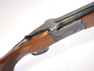 Lot 394 - SKB model 500 12 bore over and under shotgun,...