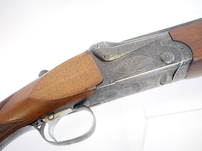 Lot 394 - SKB model 500 12 bore over and under shotgun,...
