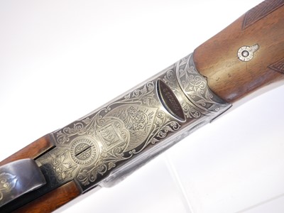 Lot 394 - SKB model 500 12 bore over and under shotgun,...