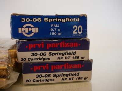 Lot 532 - .30-06 ammunition, by FNM / PPU / PRVI...