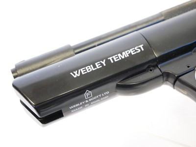 Lot 89 - Webley Tempest .177 air pistol, with 7inch...