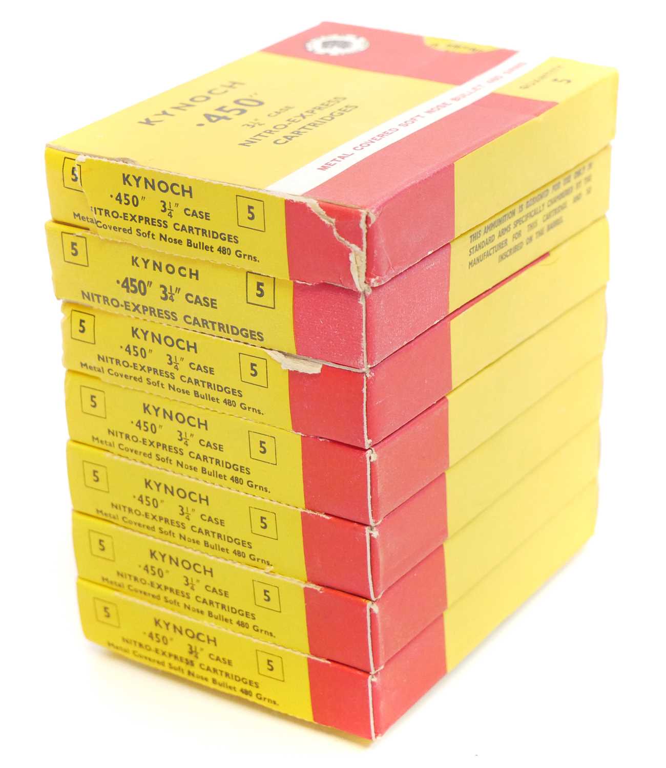 Lot 521 - Kynoch .450 3 1/4" Nitro Express ammunition,...