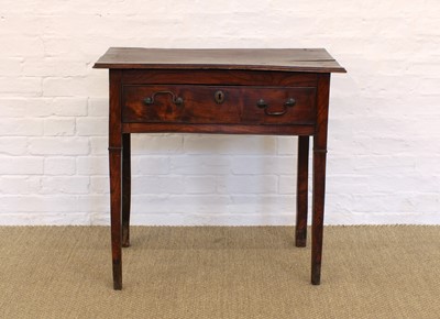 Lot 203 - A Provincial George III Elm Side Table