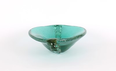 Lot Large Murano 'Bullicante' Glass Bowl