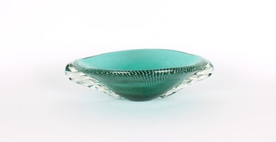 Lot Large Murano 'Bullicante' Glass Bowl