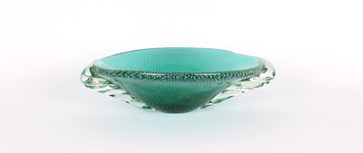 Lot Large Murano 'Bullicante' Glass Bowl