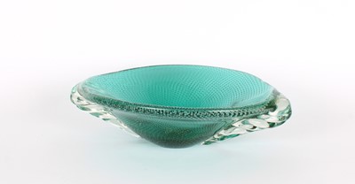 Lot Large Murano 'Bullicante' Glass Bowl