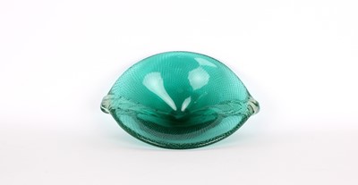 Lot Large Murano 'Bullicante' Glass Bowl
