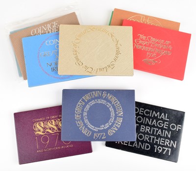 Lot 40 - Twelve consecutive Royal Mint Coinage of Great Britain & Northern Ireland annual sets