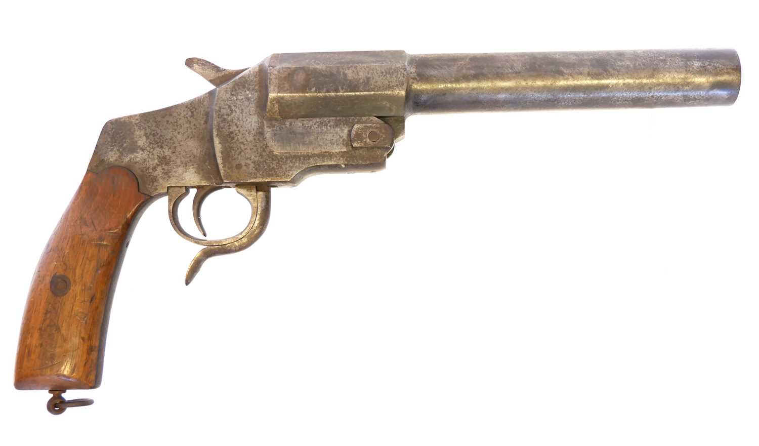 Lot German WWI flare pistol serial 16552, 9inch...