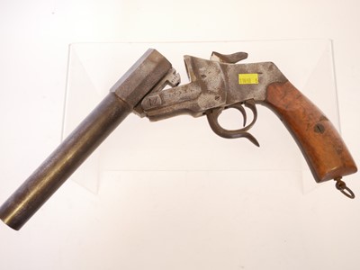 Lot German WWI flare pistol serial 16552, 9inch...