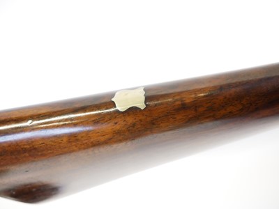 Lot 391 - 12 bore side by side hammer gun, serial number...