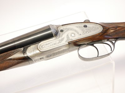 Lot 389 - William Evans 12 bore side by side shotgun,...