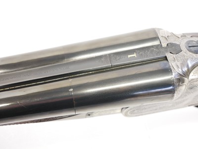 Lot 389 - William Evans 12 bore side by side shotgun,...