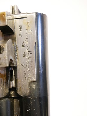 Lot 389 - William Evans 12 bore side by side shotgun,...