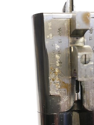Lot 389 - William Evans 12 bore side by side shotgun,...