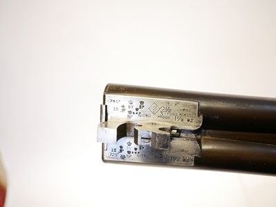 Lot 390 - William Evans 12 bore side by side shotgun,...