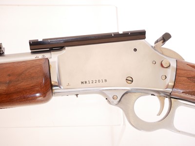 Lot 287 - Marlin .44 magnum stainless steel lever action...