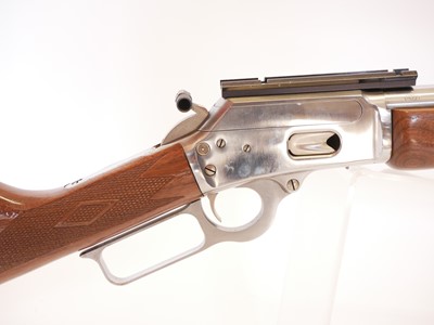 Lot 287 - Marlin .44 magnum stainless steel lever action...