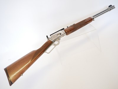 Lot 287 - Marlin .44 magnum stainless steel lever action...