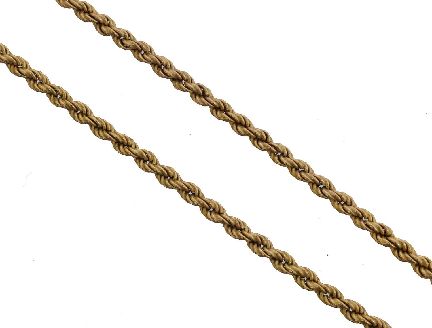 Lot 30 - A 9ct gold chain necklace.