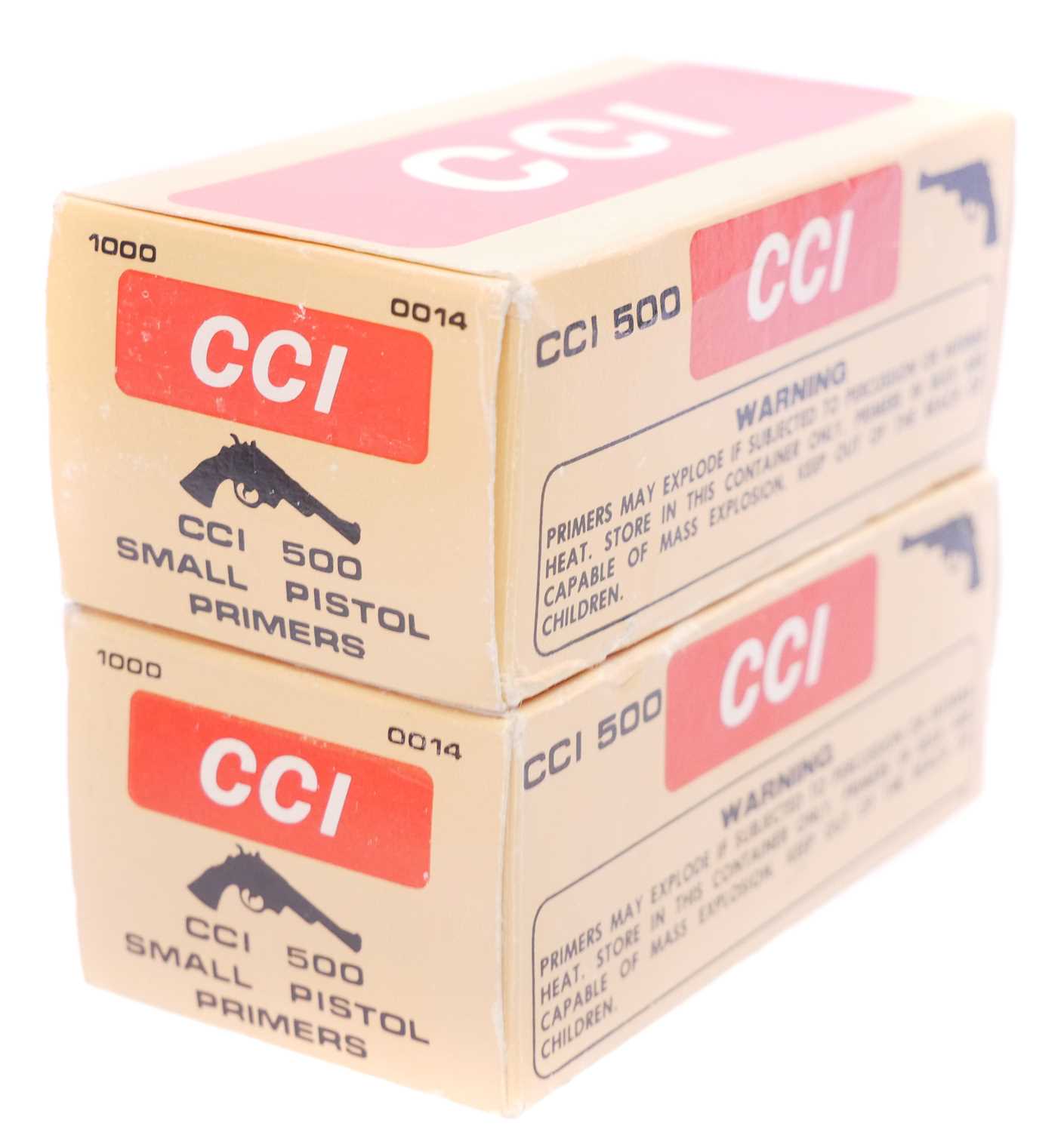 Lot 631 - CCI small pistol primers, 1,768 in total. UK...