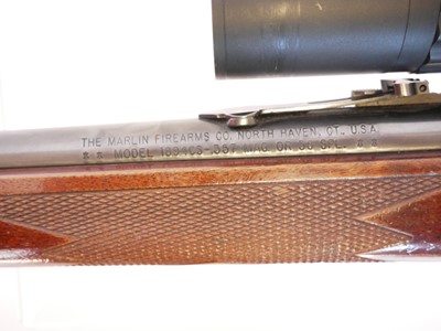 Lot 273 - Marlin lever action 1894CS 38 / .357 rifle,...