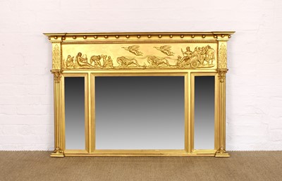 Lot 220 - An Early 19th Century Giltwood and Gesso Wall Mirror