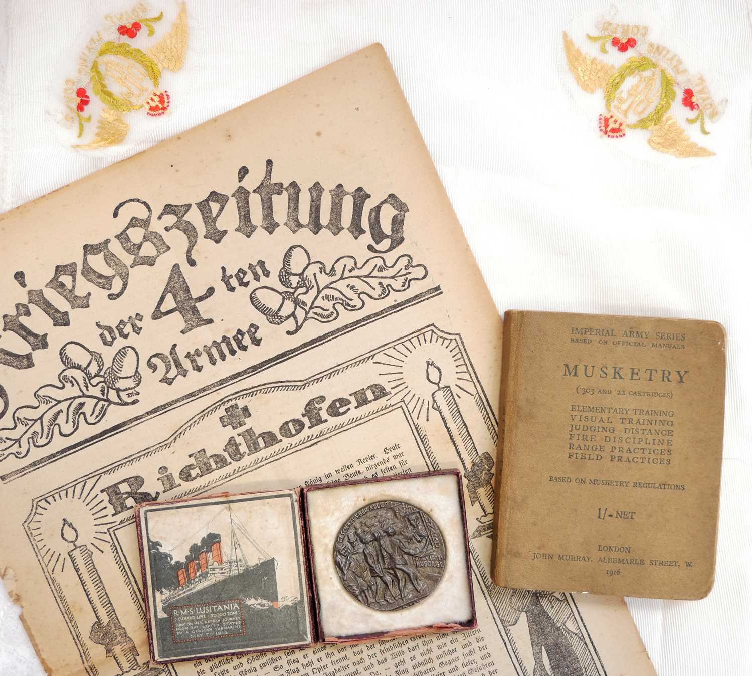 Lot 223 - World War I interest. German 4th army...