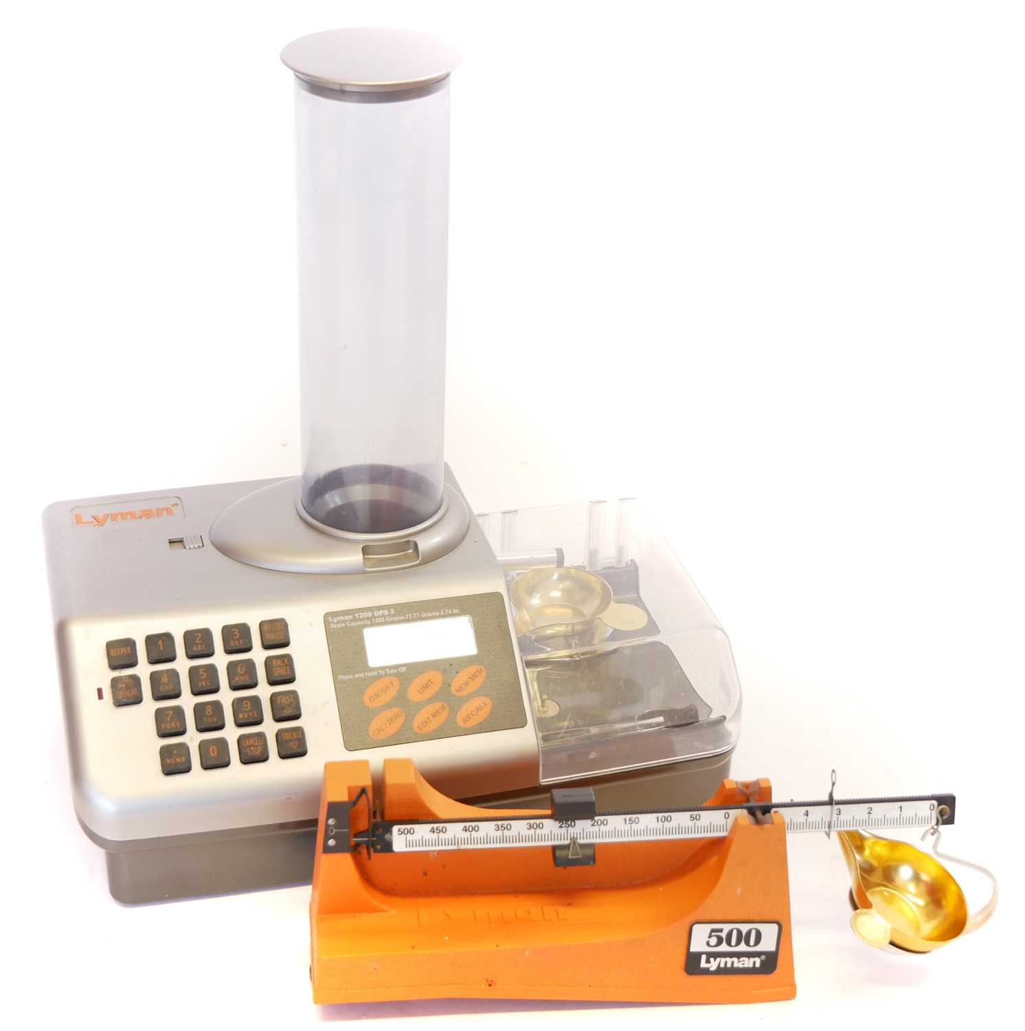 Lot 588 - Lyman 1200NPS3 digital powder scale and a...