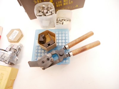 Lot 582 - .450-400 (45-40) reloading tools and bullets,...