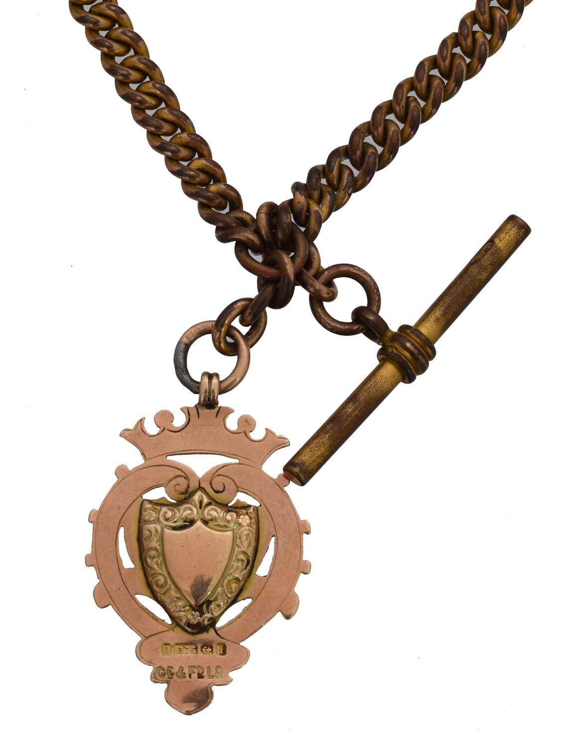 Lot 33 - A 9ct gold fob.