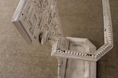 Lot 221 - A Victorian Country House Irish Interest White Painted Cast Iron Stick and Umbrella Stand