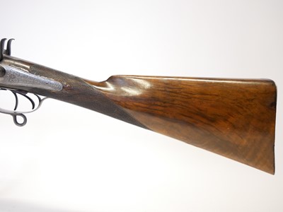 Lot Henry Allen of 10 bore side by side hammer gun,...