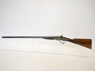 Lot Henry Allen of 10 bore side by side hammer gun,...