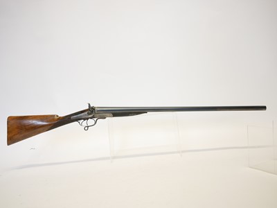 Lot Henry Allen of 10 bore side by side hammer gun,...
