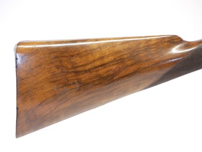 Lot Henry Allen of 10 bore side by side hammer gun,...