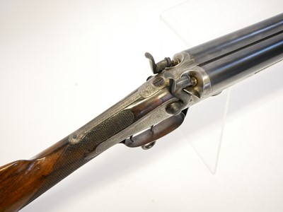 Lot Henry Allen of 10 bore side by side hammer gun,...