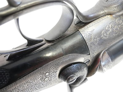 Lot Henry Allen of 10 bore side by side hammer gun,...